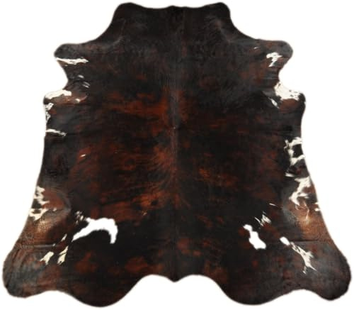 KUHFELL RINDERFELL BRAUN EXOTISCH NATUR 230 x 180 cm STIERFELL TEPPICH XL