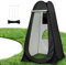 Charmofun Tenda da Bagno Pop Up, Tenda ad Apertura Istantanea con Finestra e Tasca Portaoggetti, Tenda per WC Doccia Campeggio per Spiaggia, Pesca, Escursionism (Scuro)