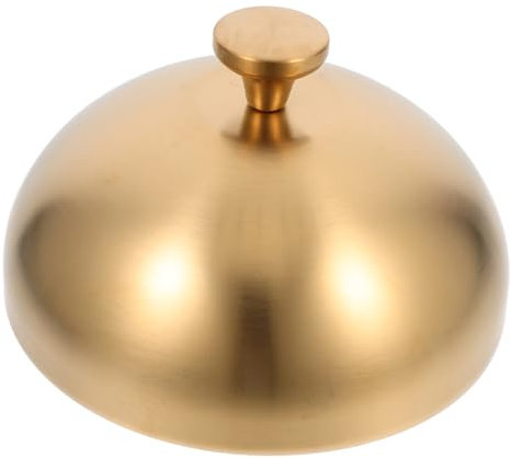 KOCKSHION Cubierta De Acero Inoxidable para Carnes Tapa De Metal para Servir Platos Dome De Comida para Restaurante Accesorio De Cocina para Mantener Caliente y Derretir Queso