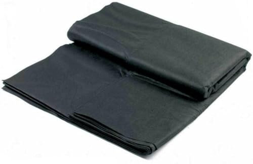 PVC Teichfolie schwarz, strapazierfähige, wasserdichte, Gartenpool-Membran für Fischteiche, Landschaftsbau, Wasserspiele, Bachläufe, Wasser, Garten, Hochbeet Folie, 3 x 3 m (3 * 3meters)