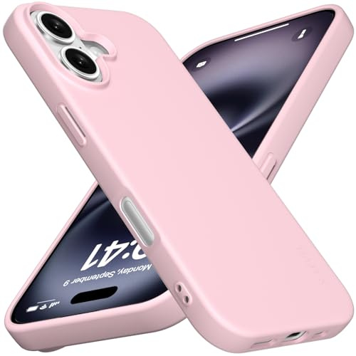 X-level Skal Kompatibelt med iPhone 17 Fodral, Tunn Telefonskal Silkeslen Mjuk Smal Skydd för iPhone 17 - Rosa
