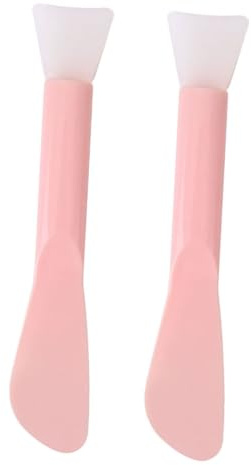 Zerodeko Cepillo de Silicona para Mascarilla Facial de Dos Cabezales, 2 Unidades, Ligero y Resistente, Aplicador Adecuado para Cuidado Cutáneo
