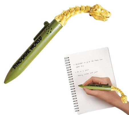 Gacqpli Penna gel per bambini | Gag regalo divertente articolo da ufficio, dinosauro penna gel da scrivere | per studenti, insegnanti, adolescenti, ragazze, homeschool note