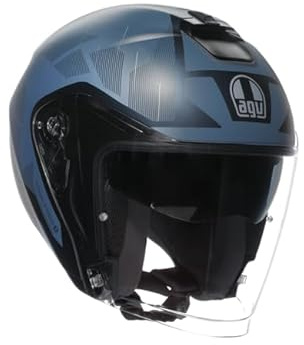 AGV Irides Trieste Jethelm, grau/blau, M (57/58)
