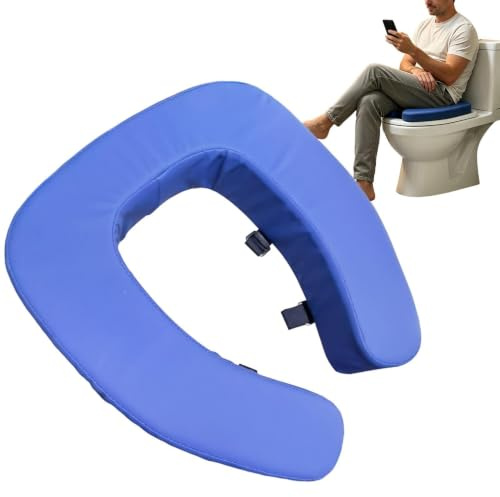 Asiento Elevado de Sanitario Cojín Elevador Impermeable De WC