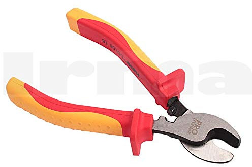 BSD VDE Kabelschneidezange 160mm - CrV Seitenschneidezange, Kabelschere, 1000V isolierte Zange für Elektriker