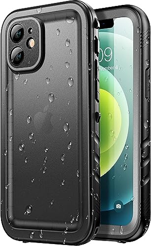 SPORTLINK für iPhone 12 Mini wasserdichte Hülle 360 Grad, Schwarz | Outdoor Handyhülle mit Kameraschutz und Displayschutz, militärischer stoßfester Panzerhülle, IP68 waterproof & staubschutz