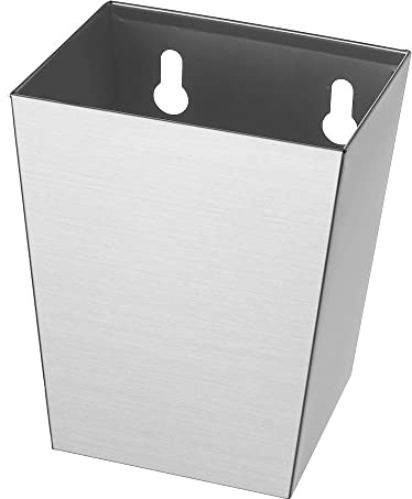 Jumiok Brushed Silver Bottle Top Collector Wall Mount Beer Cap Catcher Stainless Steel Narrow