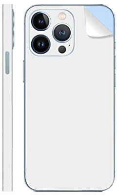 SopiGuard Sticker Skin for iPhone 13 Pro Precision Edge-to-Edge Rear and Side Panels Vinyl Decal (Matte White)