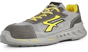 U Power Rv20126-44-Scarpe Light RV20126-44-Calzature di Sicurezza Gamma Red Leve Modello Tony ESD S1P SRC Taglia Unisex-Adulto, Grigio, 44 EU