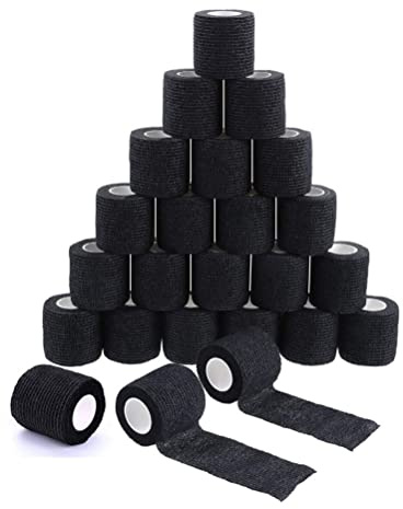 12 st tatueringsgrepp täcker med greppbandage som täcker elastisk vattentät självhäftande finger handled skydd sport finger handled skydd första hjälpen tejp