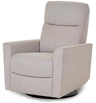 Obaby Savannah Swivel Glider Recliner Chair | 360 degree swivel motion, Stylish and Contemporary Design