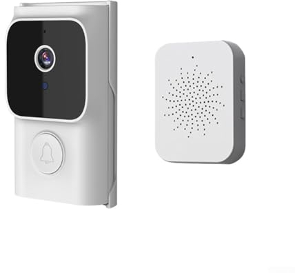 Timbre de video WiFi para comunicación bidireccional controlada para Tuya de alta definición, timbre de video WiFi de alta definición para control para Tuya, comunicación bidireccional ()