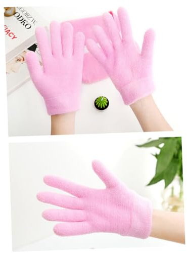Guantes de Gel Hidratantes para Manos de Algodón Rosa | Textura , Formato Unisex, Idea para Navidad, San Valentín y Cumpleaños