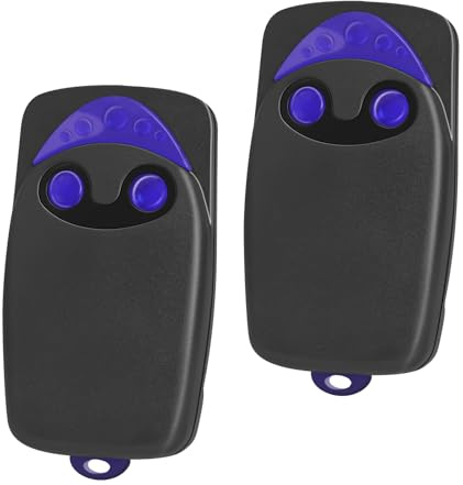 Garagentoröffner, Handsender, kompatibel mit Nice FLO2 Tor-Fernbedienung, 2 Stück