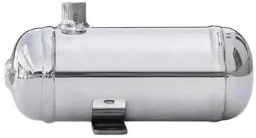 DUOCAI Tanque compresor de Aire de 1L, 2L y 3L, Tanque de presión de Aire, Tanque de Almacenamiento pequeño, Amortiguador de vacío, gasómetro de Acero Inoxidable(0.3L)