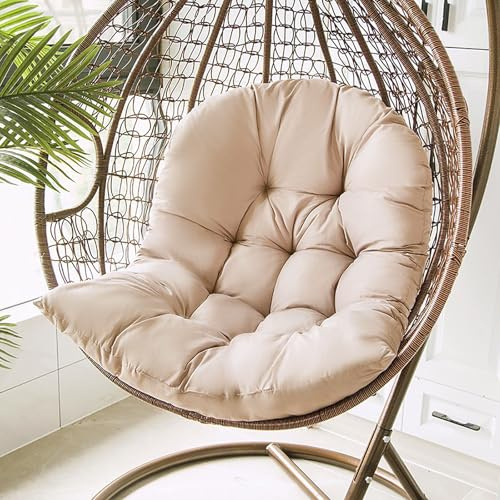 Hängesessel Kissen, Hängesessel Kissen Outdoor, Polster für Hängesessel Waschbar, Schaukelstuhl Auflage mit Reißverschluss, für Polster, Hängekorb, Schaukel Korb,Gartenstuhl Kissen Hängestuhl,I