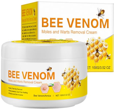 Crema Riparatrice Al Veleno D'ape, 100g Pomata Al Veleno D'ape, Crema Velenos D'apes,Velenos D' Unguento E Idratante Per La Rimozione Delle Verruche Migliora La Consistenza Della Pel