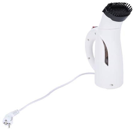 Zerodis Plancha de Plancha de Removedor de Arrugas de Prendas de Mano con Recipiente de Agua de 170 Ml y Cable de Alimentación de 1,95 Metros Adecuado para Viajes Oficina en Casa Hotel Ropa