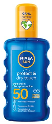 Nivea Schützen und Refreshing Dry Touch-Zerstäuben Spray LSF 50, 200 ml