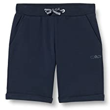 CMP - Short élastiqué enfant, Noir Bleu, 140