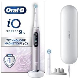 Oral-B iO - 9S Spazzolino Elettrico Ricaricabile Rosa + 2 Testine