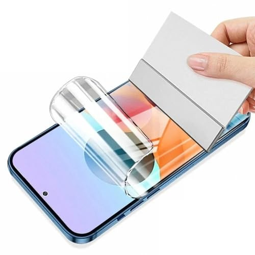 Renwox 2pcs Película hidrogel para Xiaomi Redmi Note 10 / 10S 6.43 | Protector de pantalla transparente flexible a prueba de explosión de alta sensibilidad huella digital-desbloquear hidráulica