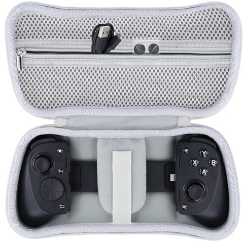 Aenllosi for Razer Kishi V3 Pro/Kishi Ultra Gaming Controller Hard Carrying Protective Case,Not Including Razer Controller,Case Only,White