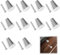 10 Piezas Pomos para Muebles Modernos de Metal, Pomo para Armario Pomos y Tiradores Elegantes para Armario y Cajones, Diseño Redondo en Plata, Ideal para Cocina y Baño Duraderos y Fáciles de Instalar