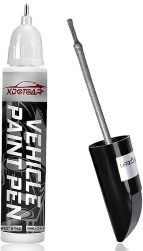 xdotoar Grey Car Touch Up Paint Pen - Automotive Scratch Repair Kit - Auto Scratch Remover