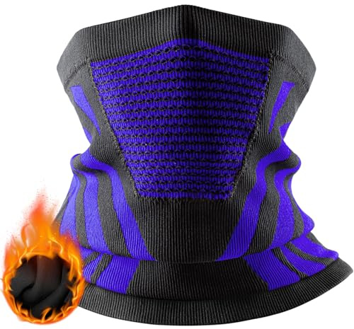 LUROON Schlauchschal Herren Damen Winddicht Multifunktionstuch Winter Loop Schal Neckwarmer Halswärmer Halstuch Motorrad für Ski Radsport Fahrrad Motorrad Laufen