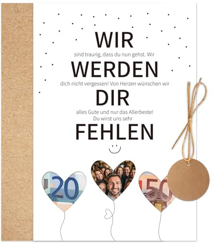 Abschiedskarte Kollegen A4 XXL mit Umschlag Abschied Karte zum Ruhestand | Abschiedsgeschenk für Kollegin, Glückwunschkarte für Jobwechsel und Rente, für Kollegin Kollege Mitarbeiter Rente Jobwechsel