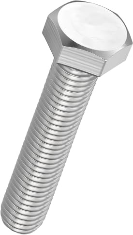 Kozelo 2 Vis À Tête Hexagonale M14-2x85 Vis Hexagonale Argenté | Filetage Complet Métrique, Acier Inoxydable 304, Grade A2-70, Tête Boulon Machine, Filetage À Droite