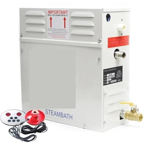 Generador De Vapor For Sala De Sauna, Potencia De Ducha De 3-18KW, Máquina De Vapor For El Hogar, Controlador Digital De SPA For Baño Caliente Calefacción Eficiente(ST-150)