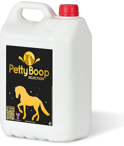 Petty Boop Selection. Champú Especial para Caballos con citronela. | Aporta Brillo e hidratación al Pelaje | Acción Repelente de Moscas | Sin colorantes ni parabenos | Cruelty Free. (5L)