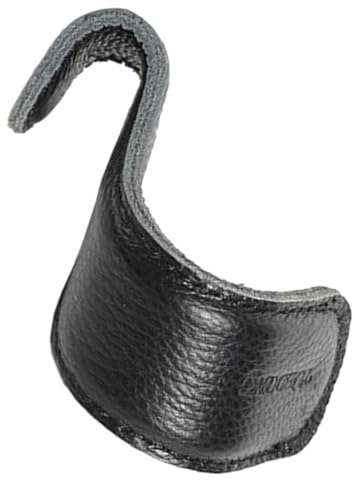Correa de Agarre para Trombón en Forma de S, Negro | Cuero de Vaca, Portátil y Transpirable, Práctica Cómoda, Accesorio Versátil para Músicos