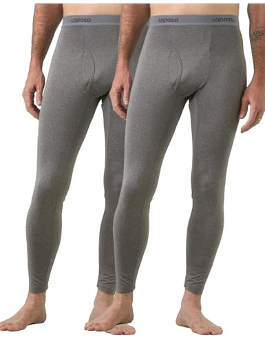 LAPASA män 1 pack 2-pack innerfleece termounderdel skidlång för vinter M10 MEHRWEG