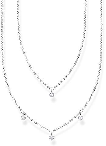 THOMAS SABO Damen-Kette 925er Silber 4 Zirkonia 32017863