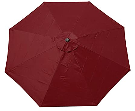 WERTSWF 10Ft Replacement Umbrella Canopy, Cantilever Parasol Top Fabric Cover Sunshade Cloth fit 8 Ribs Offset Hanging Umbrella