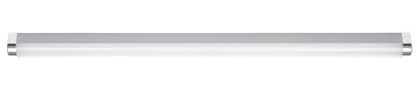Eglo lampada a specchio a Led Tragacete 1, a luce singola in plastica, illuminazione da bagno, in metallo, resistente all'umidità, IP 44, L: 77 cm