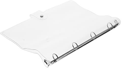 NUOBESTY 1pcs Binder Shell Creative Loose-Leaf Notebook Cover for School Office and Lightweight Design Secure Buckle Closure for Scrapbooking and Organizing
