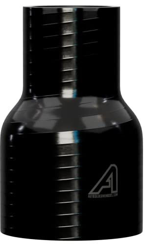 80mm (3.1) to 60mm (2.4) Straight Reducer Hose Coupler Intercooler Universal Tube Black