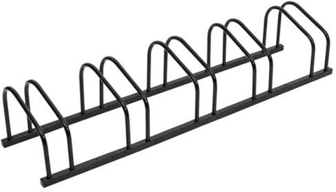 ZEYUAN Fahrradständer für 5 Fahrräder Schwarz Stahl, Fahrradhalterung, Bike Stand, Fahrrad Ständer Halter, Fahrradhalter- & -Ständer, Fahrrad Halterungen Wand, Fahrradanlehnbügel