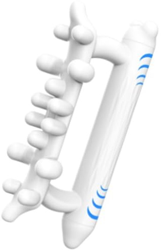 Junterone Rygg- och nackmassager, fascia-rulle, myofascial frigöringsskrapa, fysioterapiutrustning, axelkiropraktikverktyg, noggrann tillverkning och