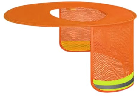 Parasol Con Visera Para Casco Duro - Casco De Seguridad Para Motosierra Con Visera | Protector Solar Plegable Para Casco Duro | Sombrero De Ala Completa, Protección Solar Para El Cuello, Transpirable,