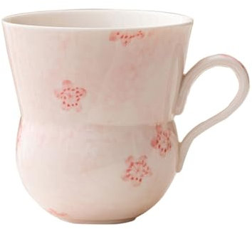 VEXDOSLE Taza de té Taza de café de porcelana blanca pura pintada a mano con flor de cerezo, taza de té for el hogar de 230 Ml, juego de té de cerámica de Kung Fu for hostelería Taza de té