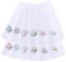 12 Pañuelos Vintage de Encaje Floral Blanco de Algodón Suave Para Mujer, Bordados, Lavables a Máquina, Para el Sudor, a Granel