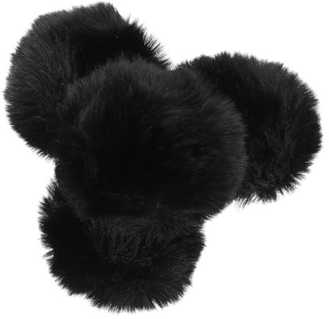 TINEASUR 4 Stück Brosche Mit Abnehmbarem Flauschigem Dekor Hut-dekoration Kleine Bommel Für Diy-dekorationen Kleidung Schmuck