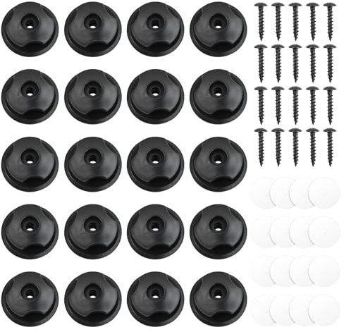 20 Pezzi Ganci per Teloni, Ganci per Teloni Rimorchio Rotondi, Accessori per Rimorchio, Ganci Di Fissaggio Della Rete Di Rimorchio, Per Tutti I Veicoli Il Fissaggio Di Reti E Teloni
