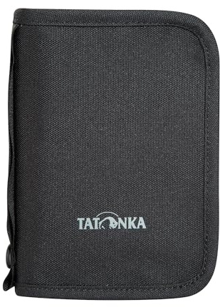 Tatonka Travel Zip M RFID Block - Reisebörse/Reisepasshülle RFID-Blocker - TÜV geprüft - Bietet Platz für Reisepass, Kreditkarten und Reisedokumente